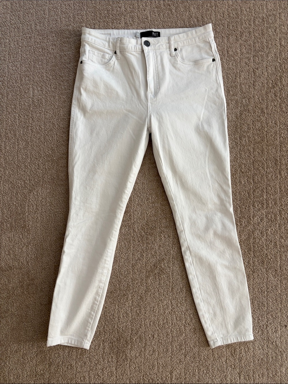 Kut from the Kloth White Skinny Jeans